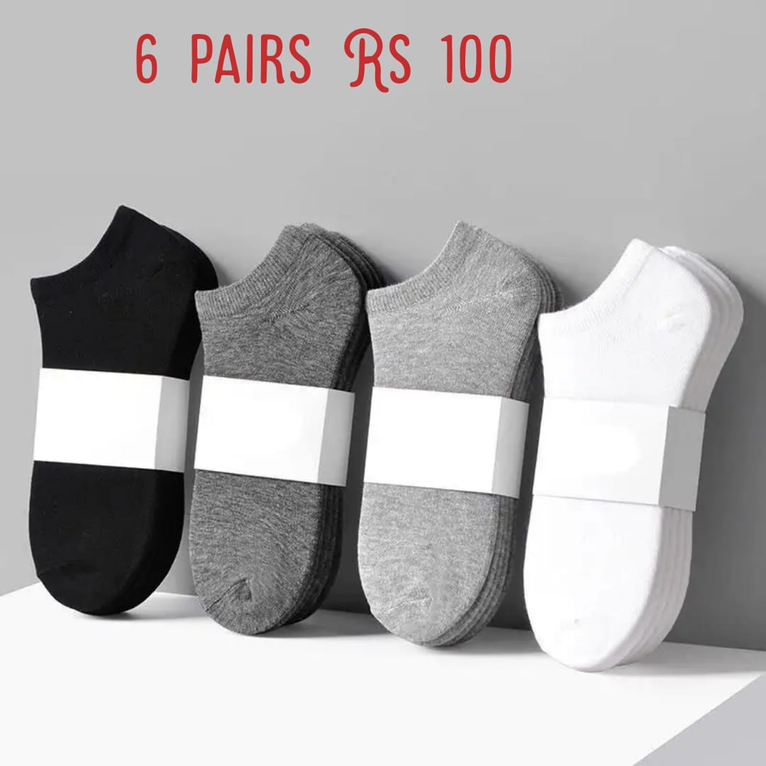 Pack of 6 Pairs of Socks