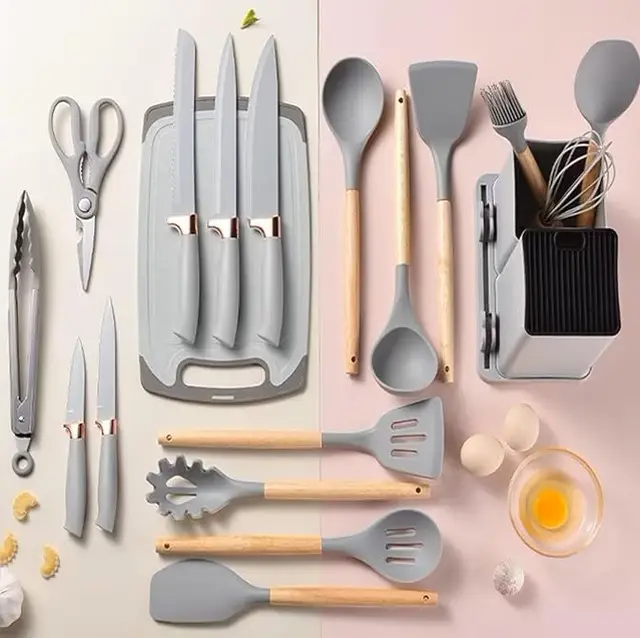 Kitchen Utensil and Knife Set