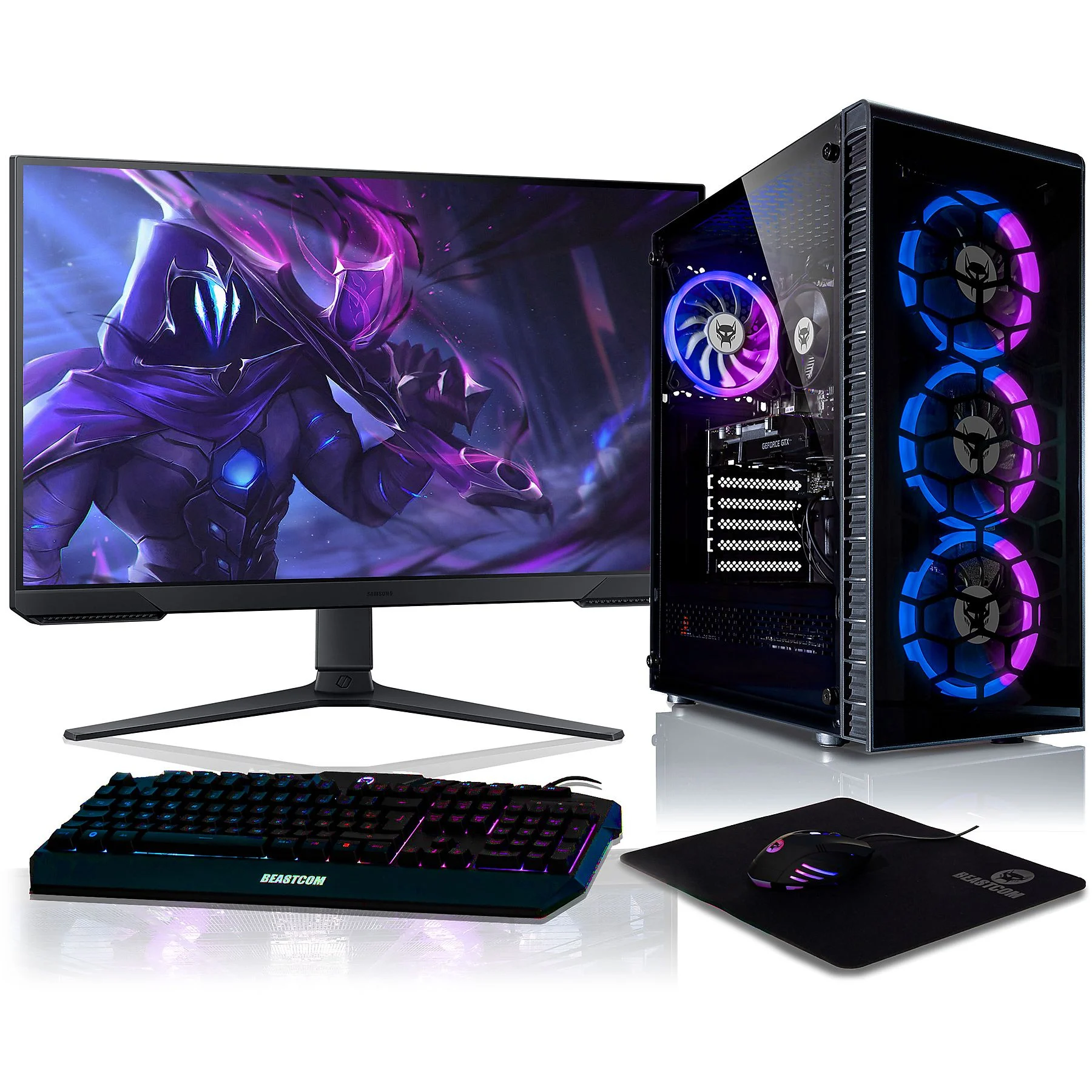 Gaming Desktop Computer Set