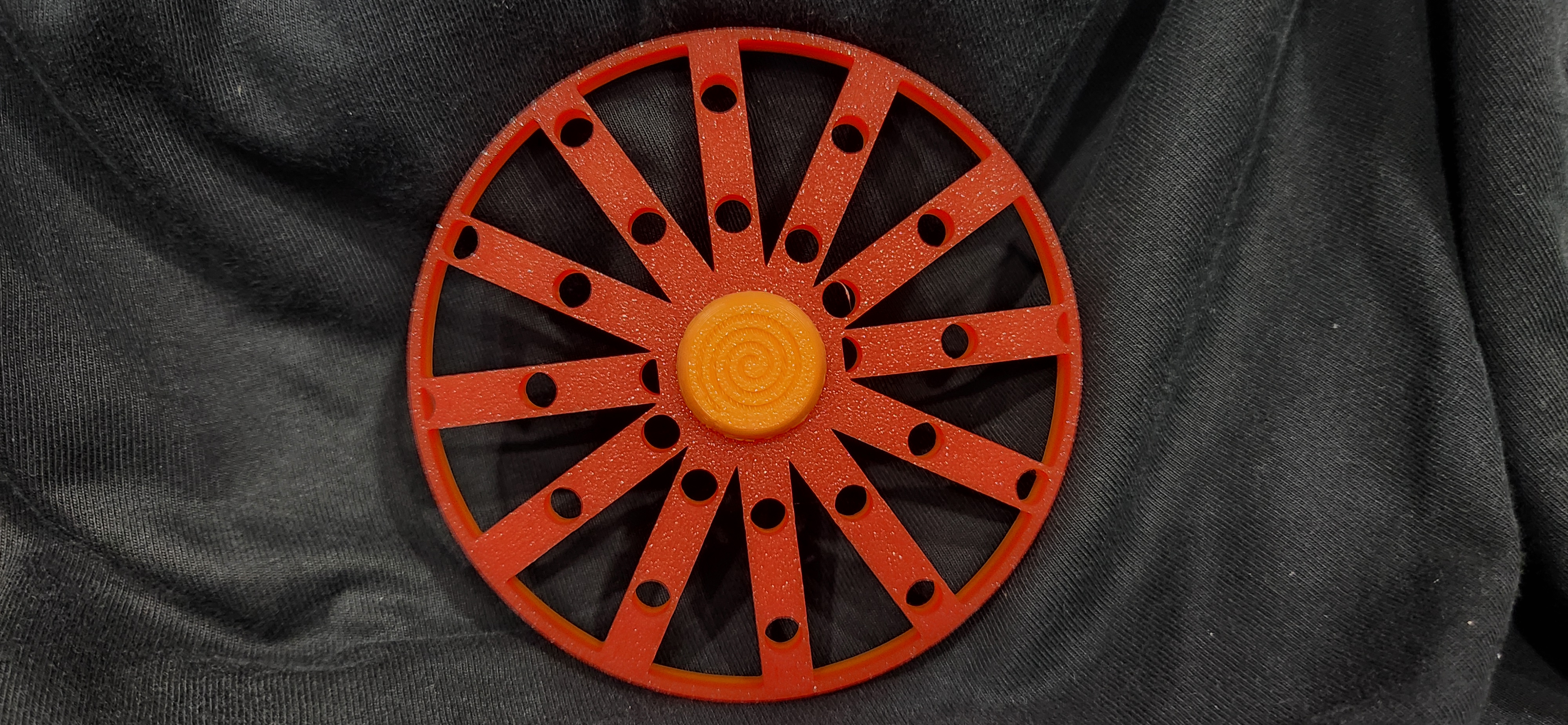 Two-Tone Animation Fidget Spinner