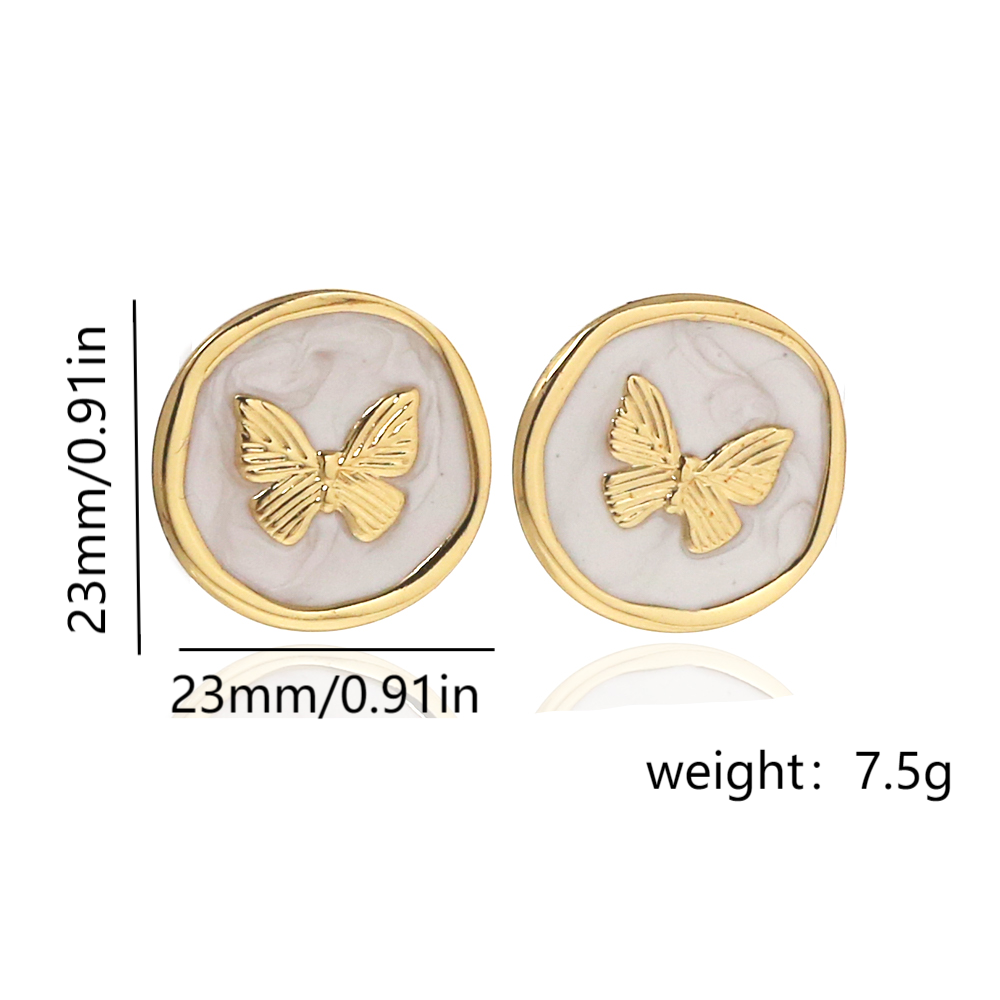 Pendientes de mariposa