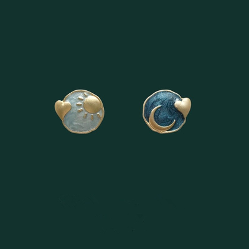 Pendientes de sol y luna