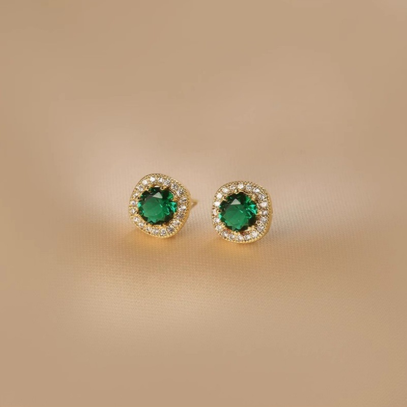 Pendientes de esmeralda