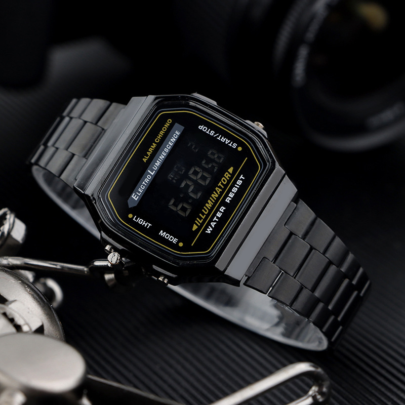 Reloj digital black