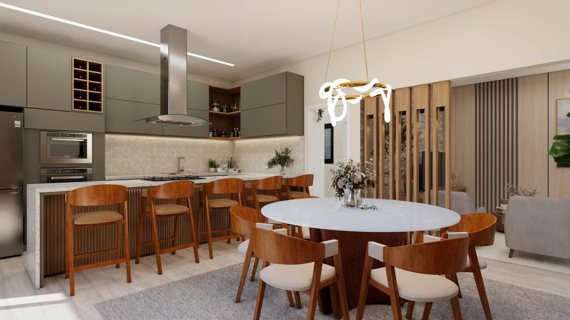 Casa em L Pequena e Moderna com 3 Quartos 3 Banheiros | Terreno 10x20m |  PDF e DWG .Cód285A