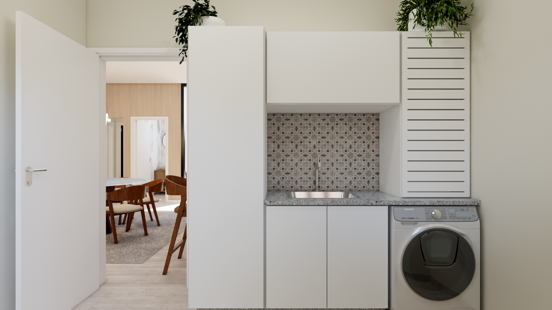 Casa em L Pequena e Moderna com 3 Quartos 3 Banheiros | Terreno 10x20m |  PDF e DWG .Cód285A