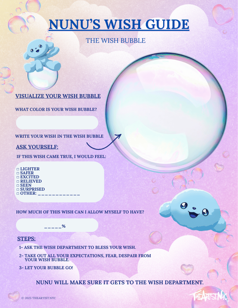 Nunu's Wish Guide: The Wish Bubble