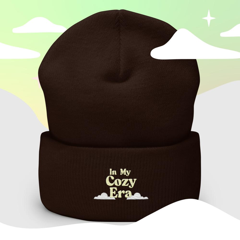 In My Cozy Era Cuffed Beanie