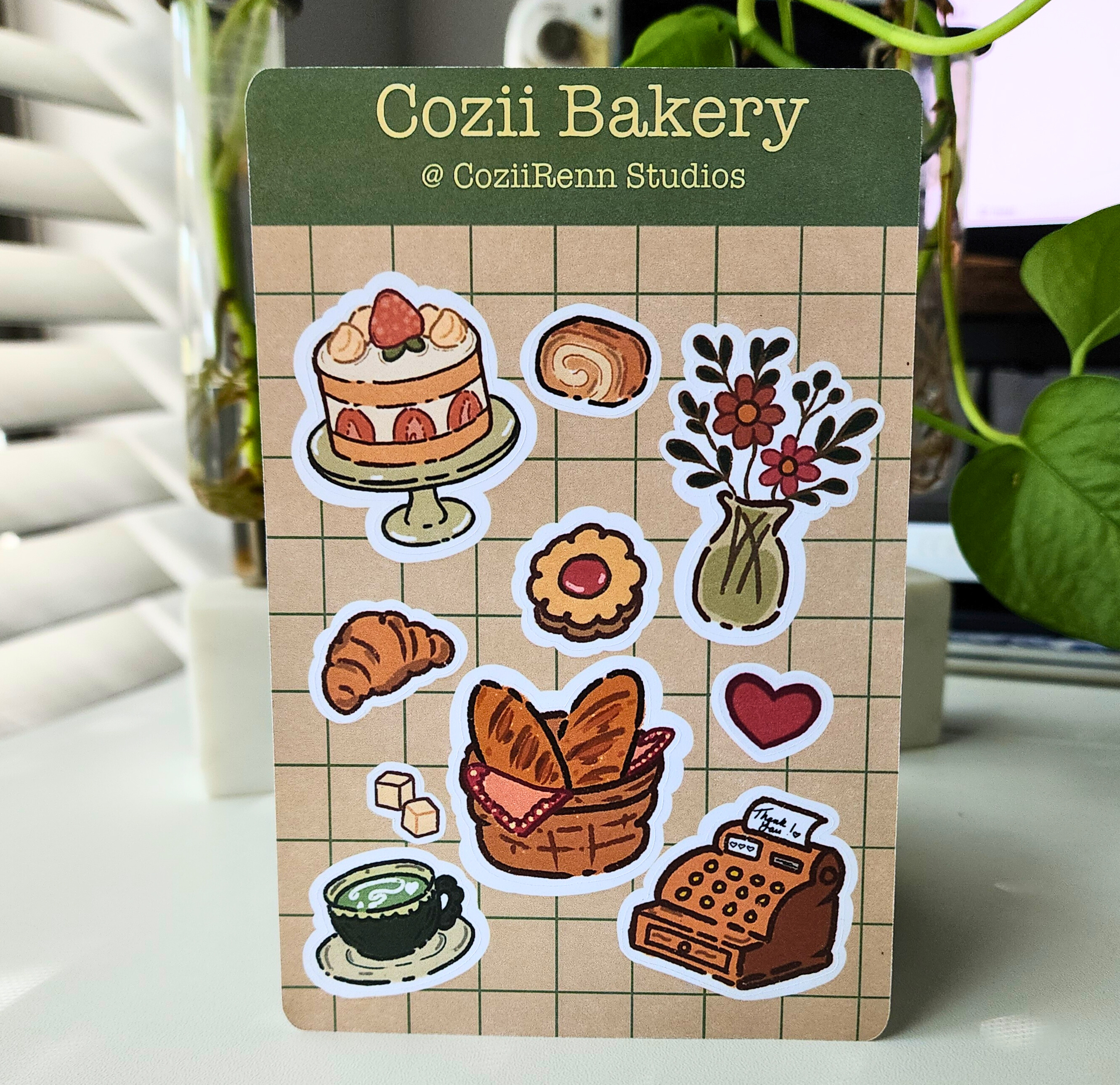 Cozii Bakery Sticker Sheet