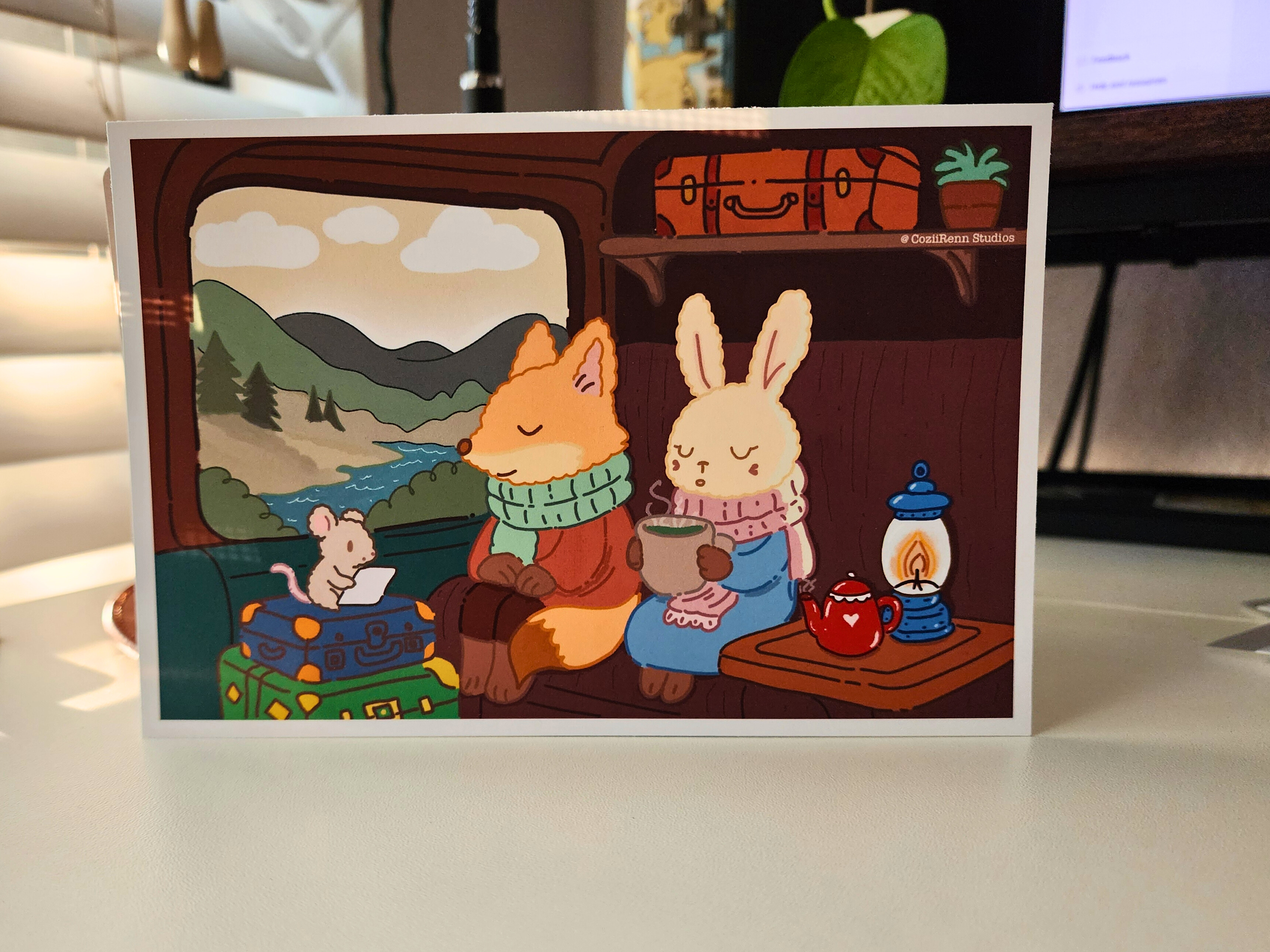 A Cozy Train Ride Home