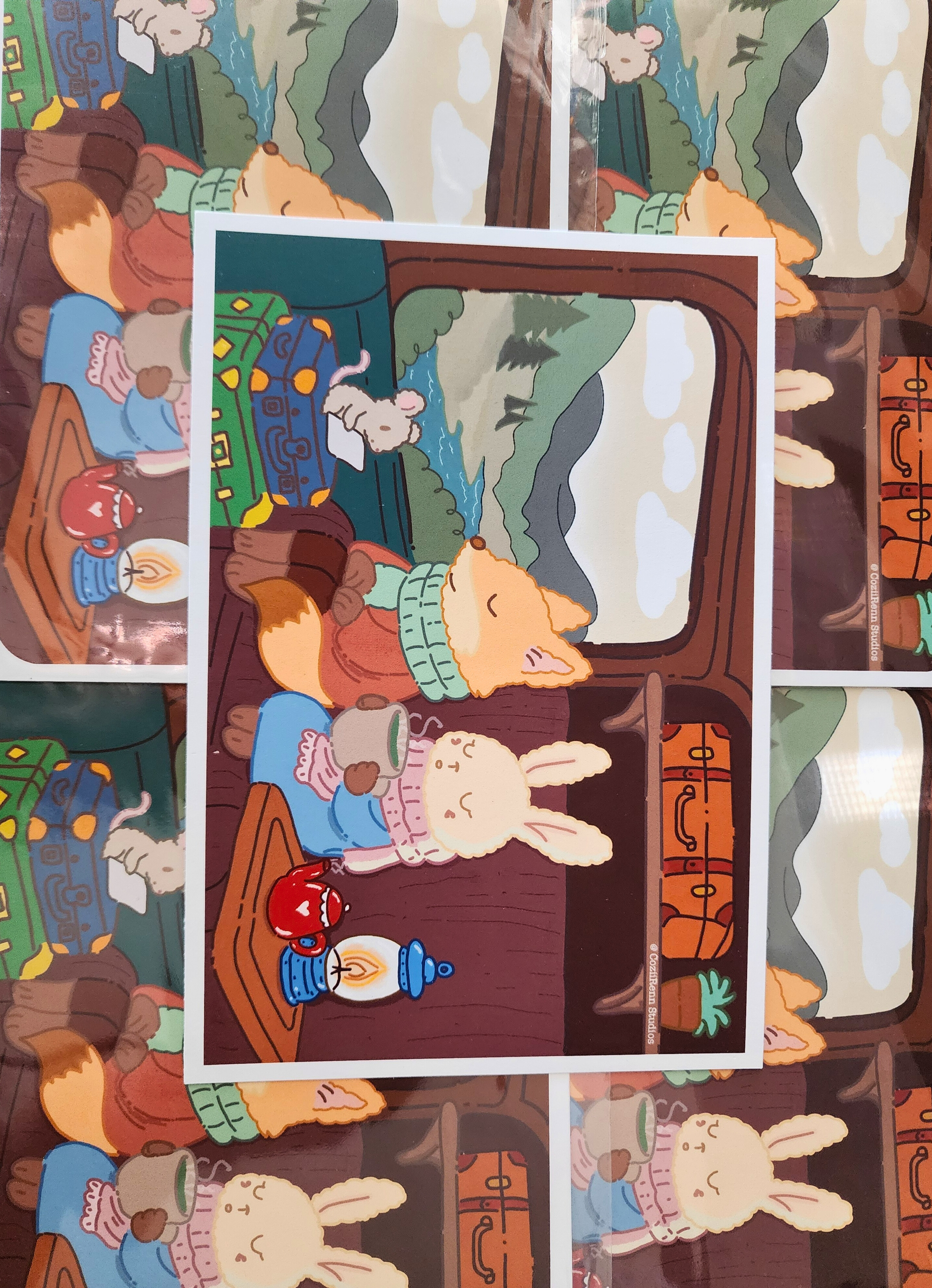 A Cozy Train Ride Home