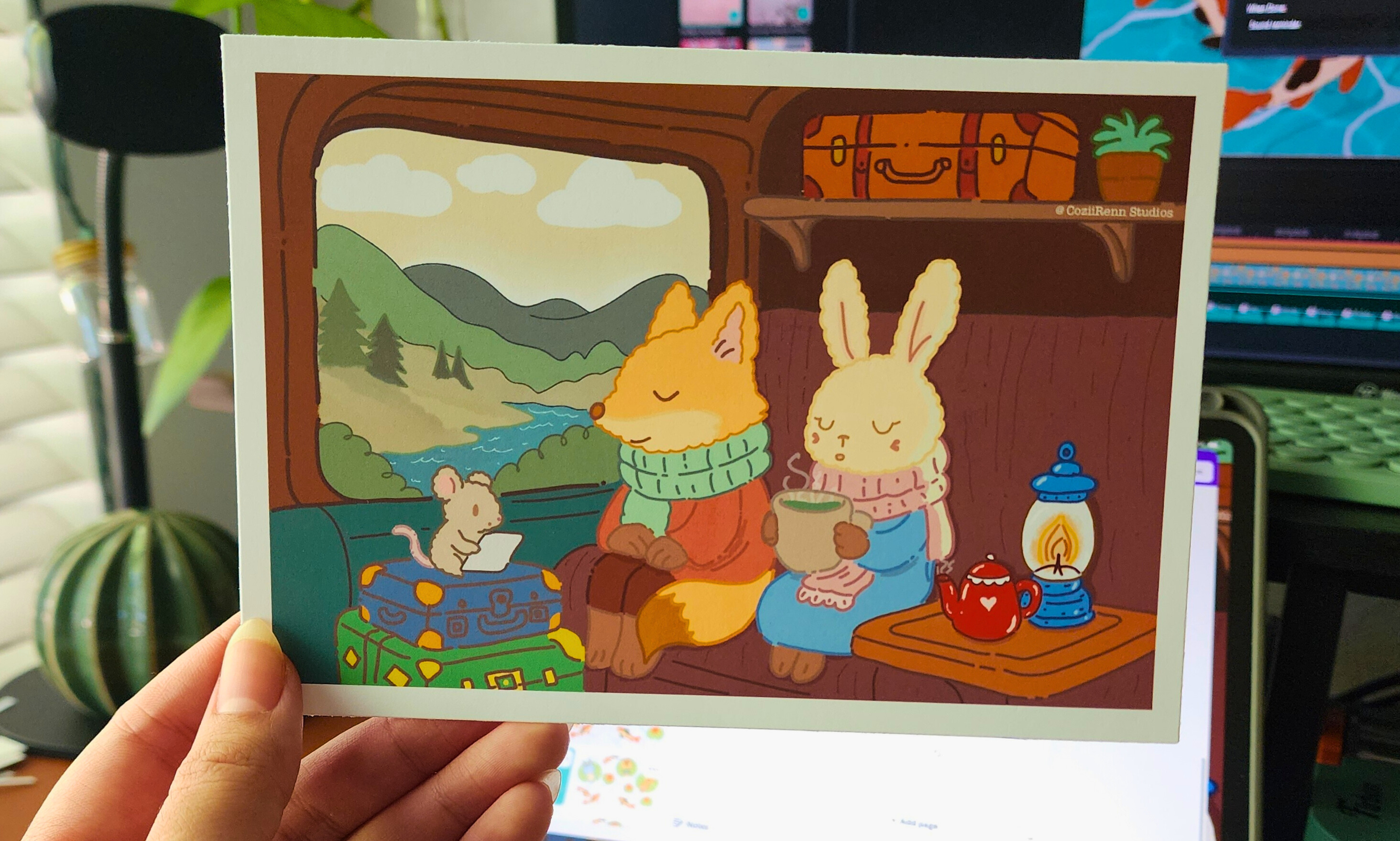 A Cozy Train Ride Home