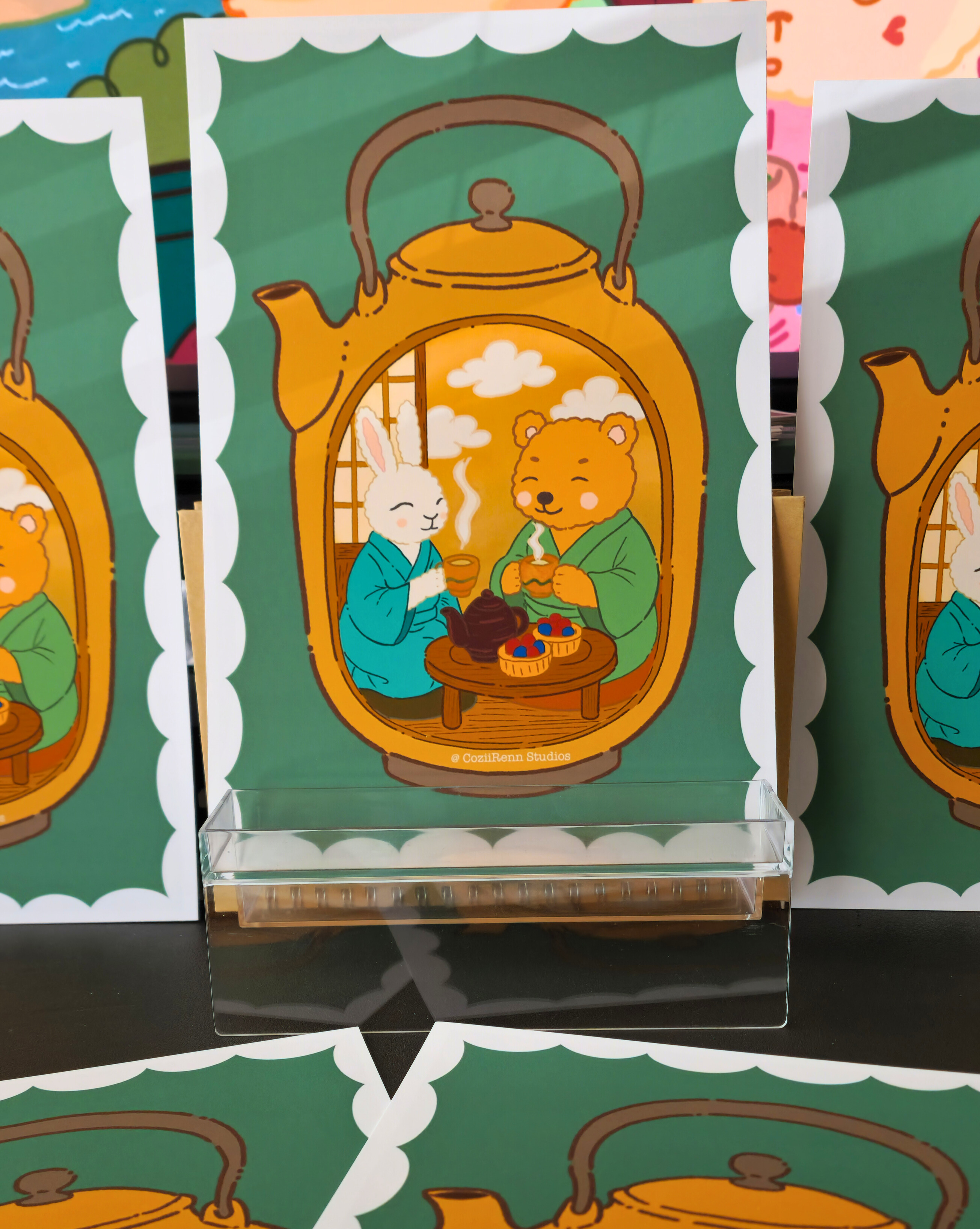 Teapot Tales Art Print