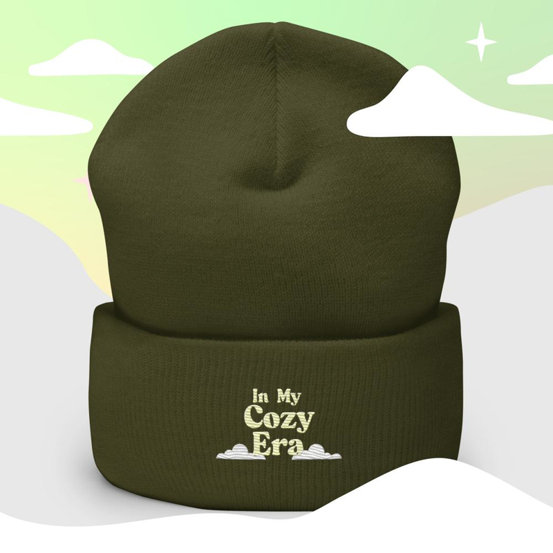 In My Cozy Era Cuffed Beanie