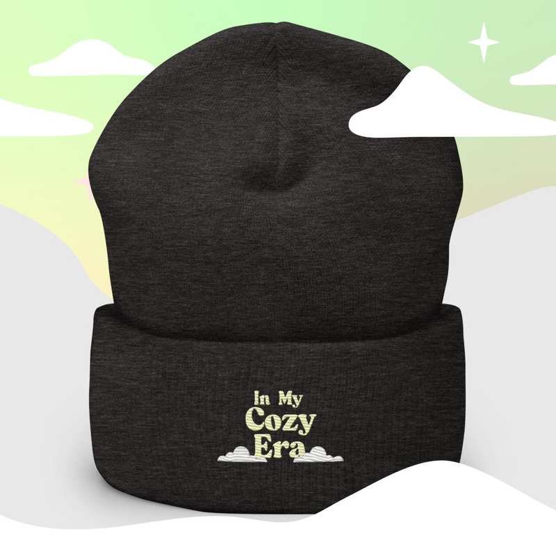 In My Cozy Era Cuffed Beanie