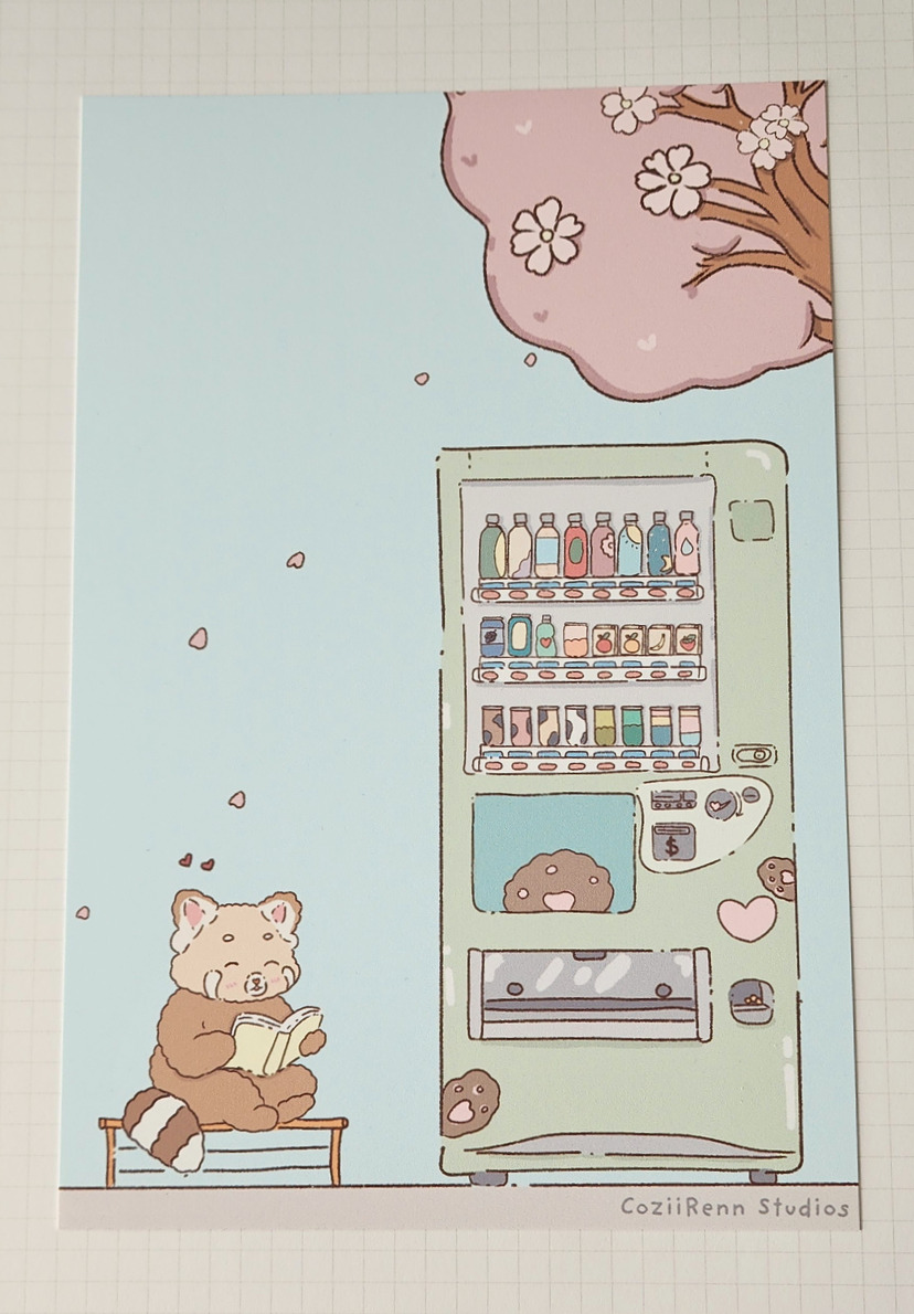 Cozy Vending Machine Art Print