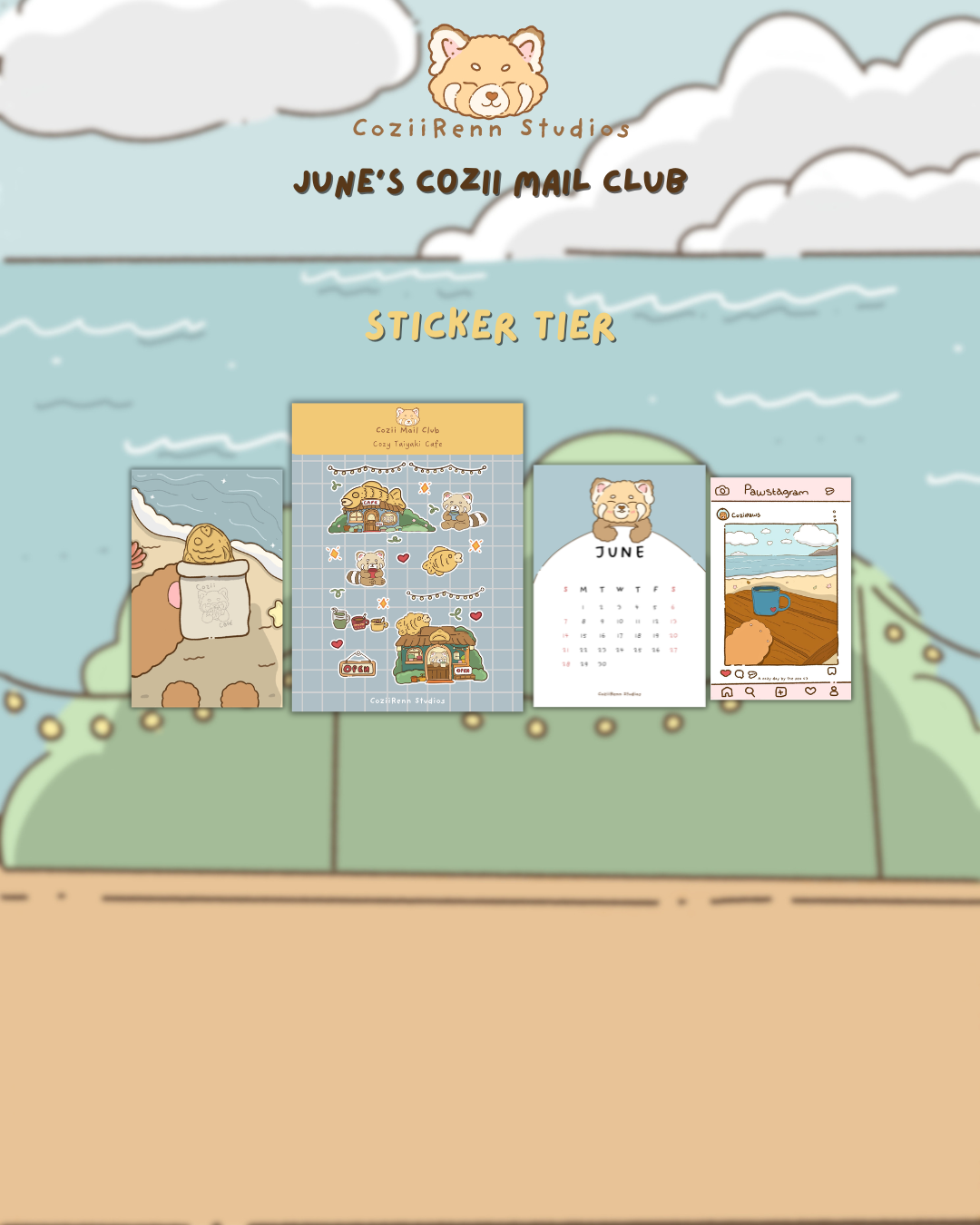 Cozii Mail Club: June Mail