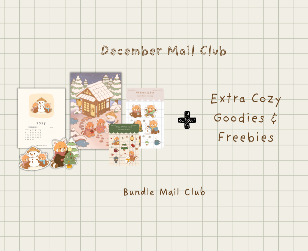 Cozii Mail Club: December Mail