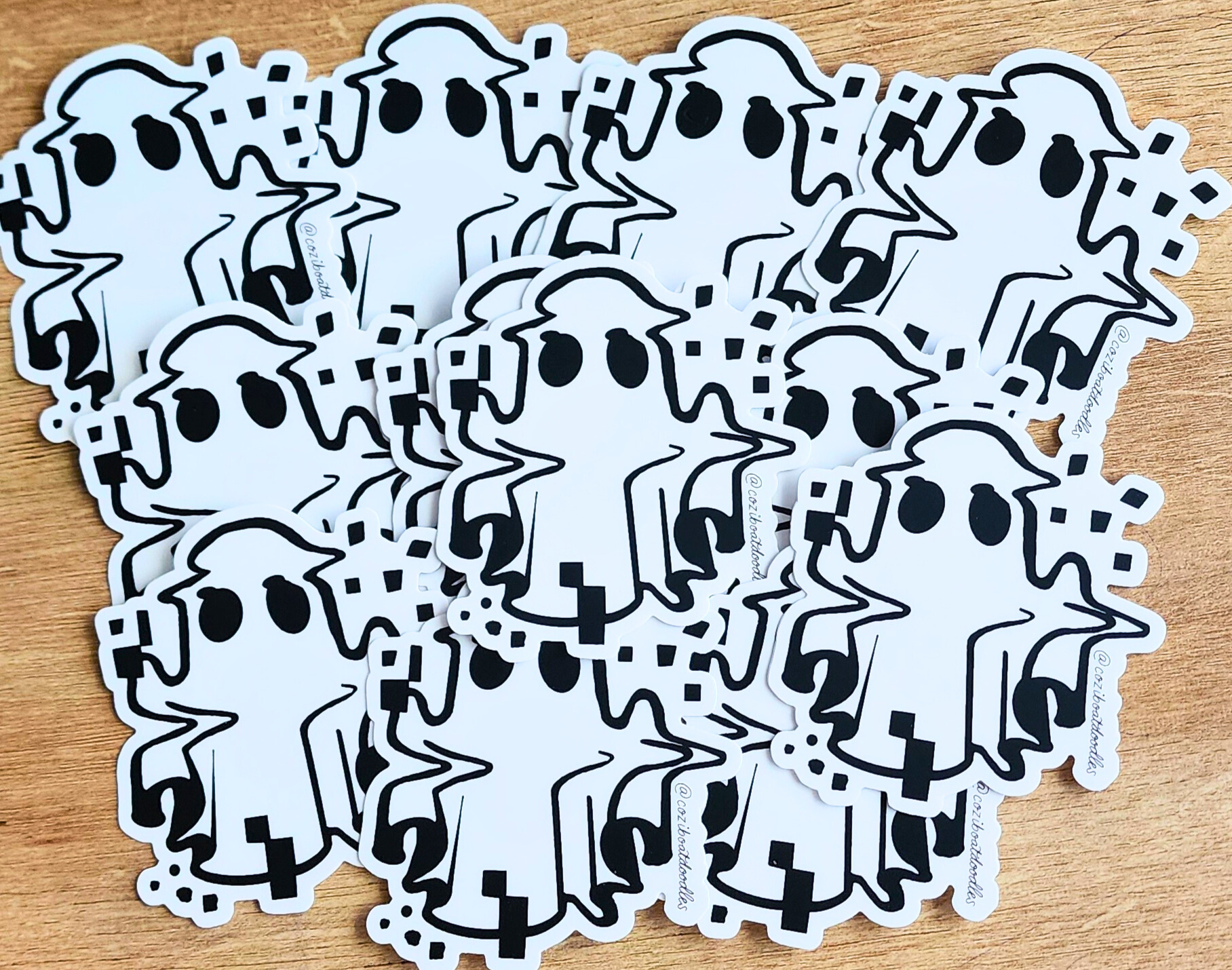 Pixel Ghost Sticker