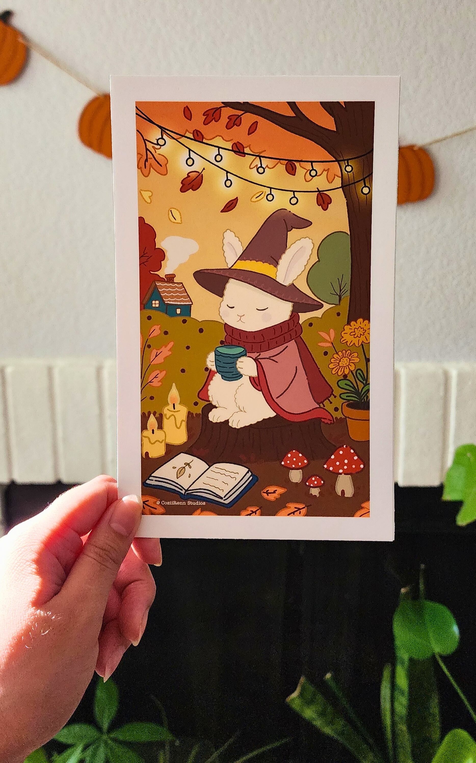 Witchy Autumn Bunny 