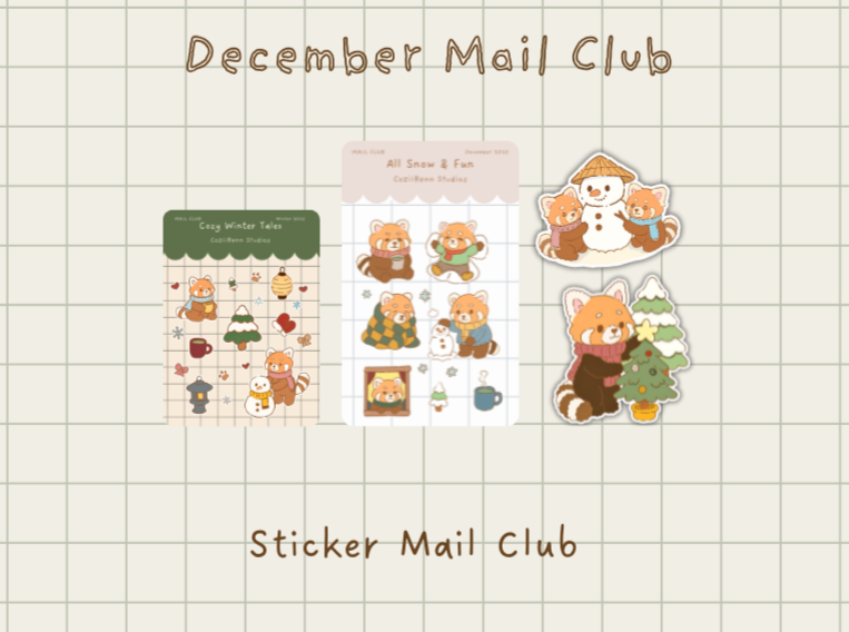 Cozii Mail Club: December Mail