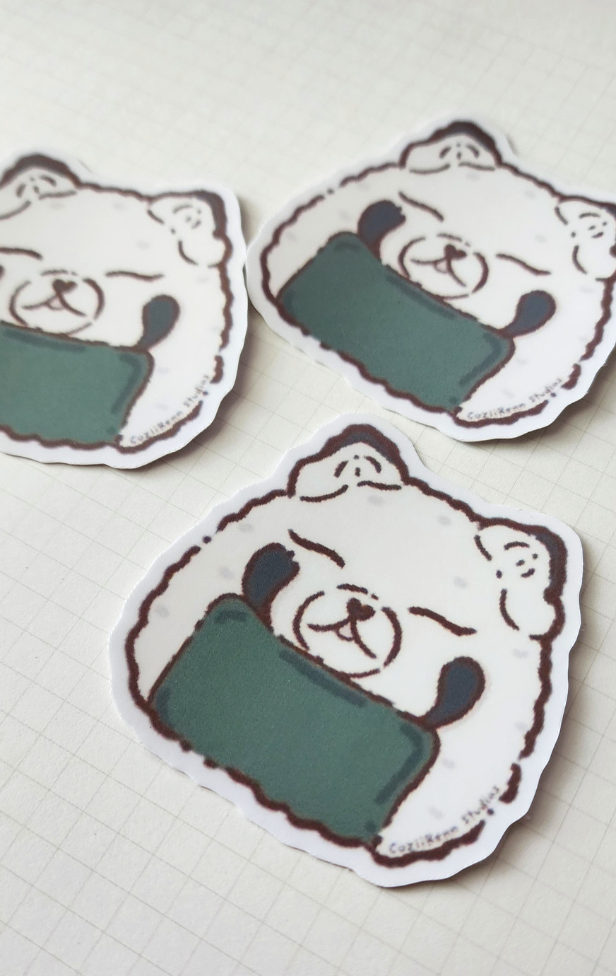 Red Panda Kimbap Sticker