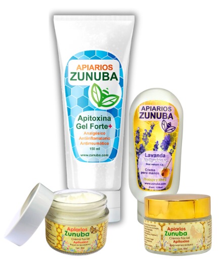 Apitoxin Gels and Creams - Cremas y Geles a base de miel y apitoxina