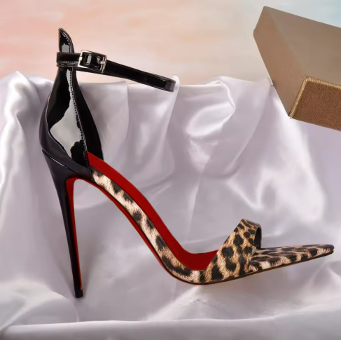 Leopard Print High Heel Shoe