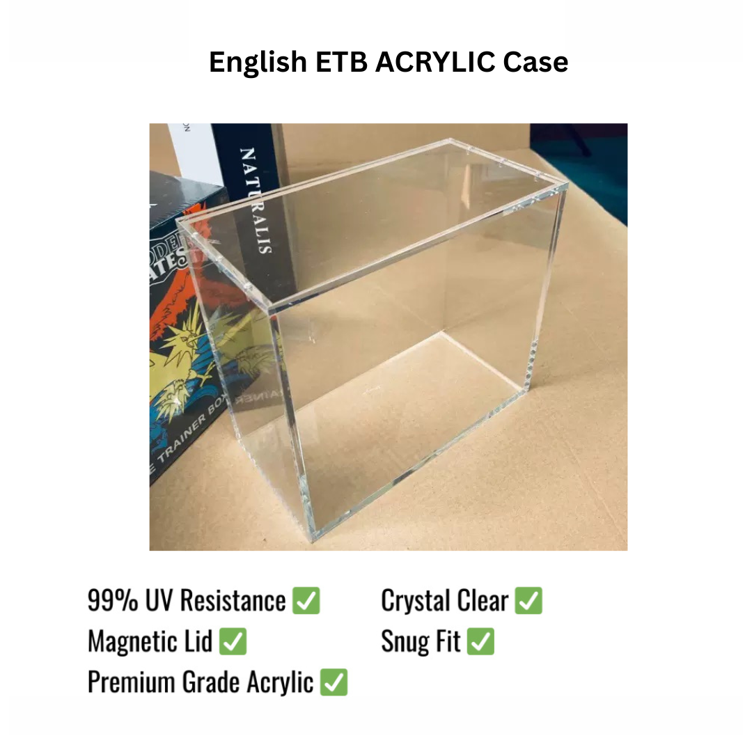 Pokémon ETB Acrylic Case -W8