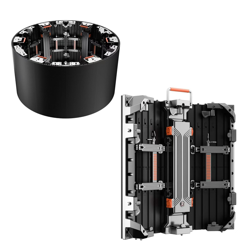 Curved LED Stage Display with High Refresh Rate and Slim Design for Stunning Visuals