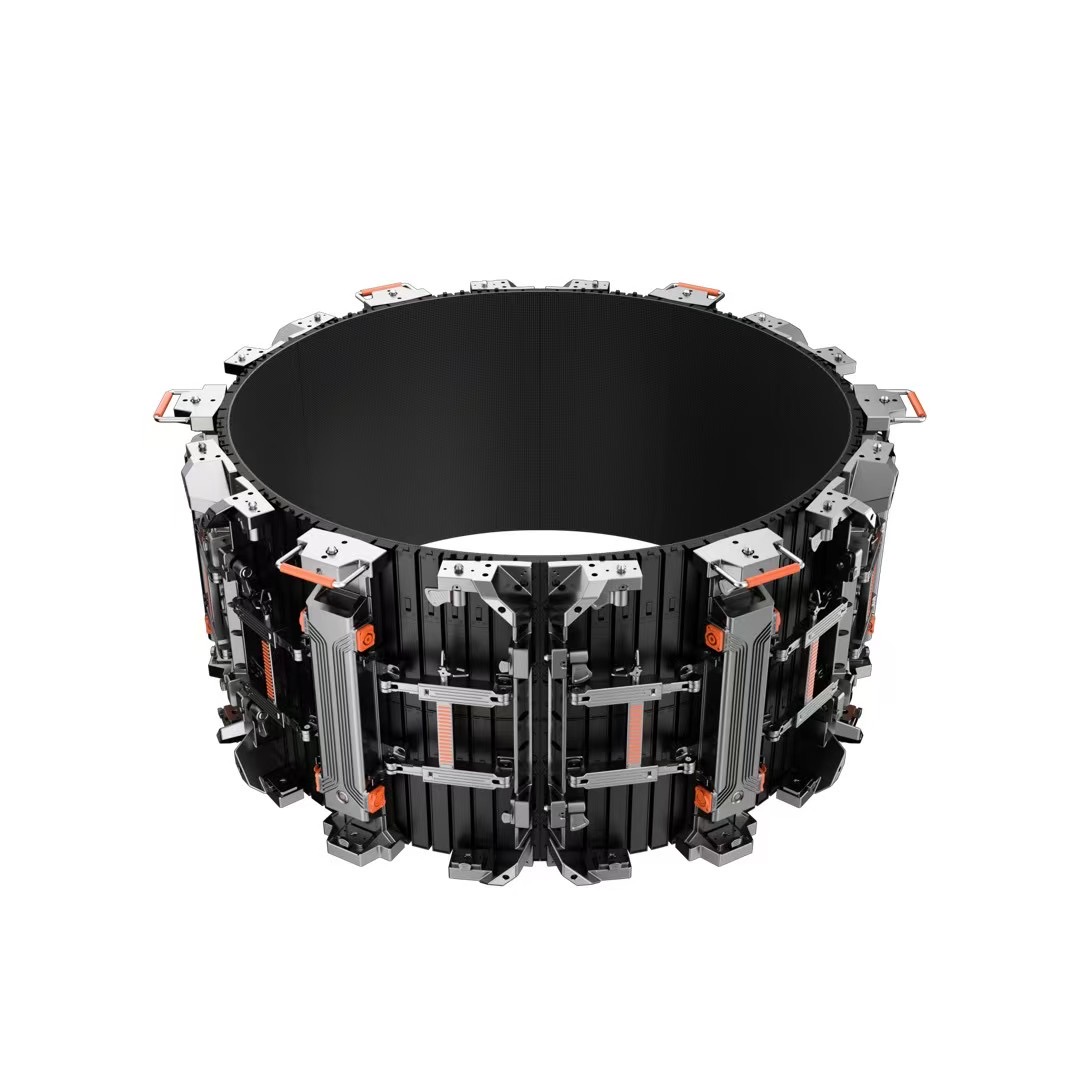 Curved LED Stage Display with High Refresh Rate and Slim Design for Stunning Visuals