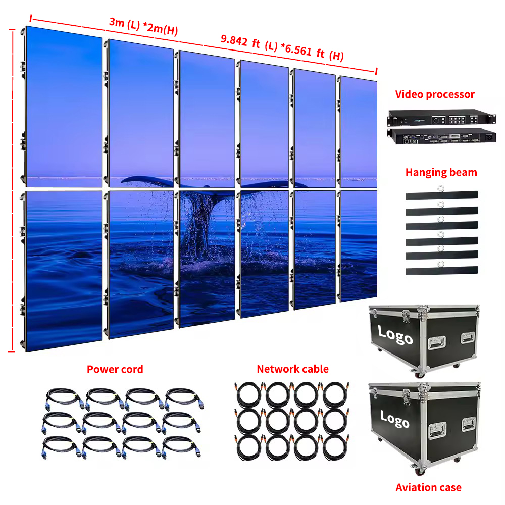 Outdoor stage waterproof LED display screen