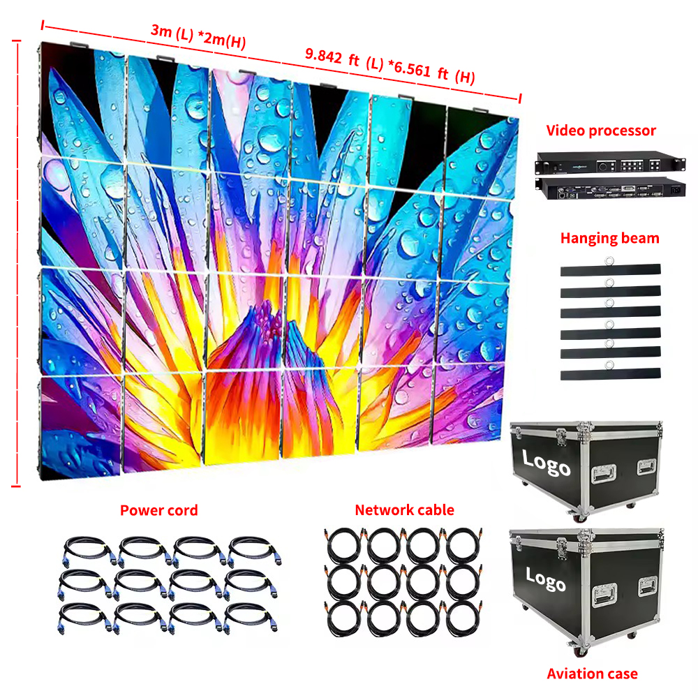 Outdoor stage waterproof LED display screen