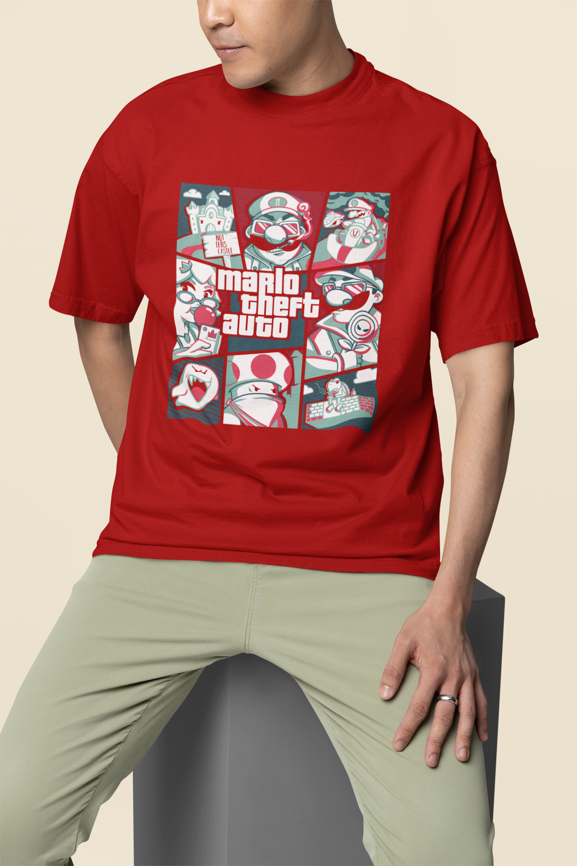 Oversized T-Shirt Mario