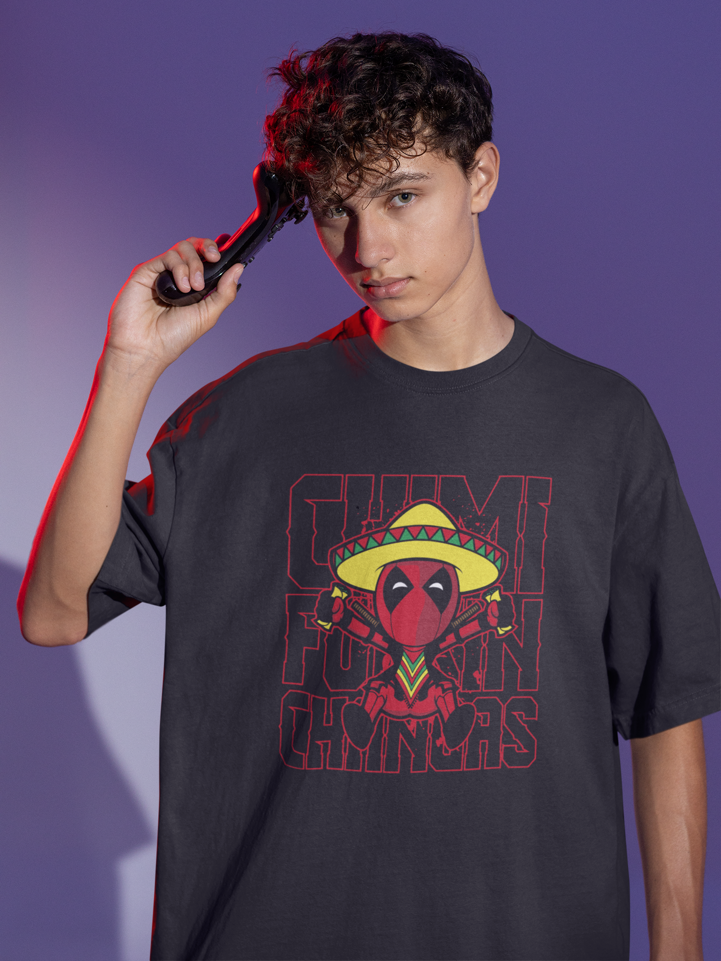 Oversized Black T-Shirt Unisex
