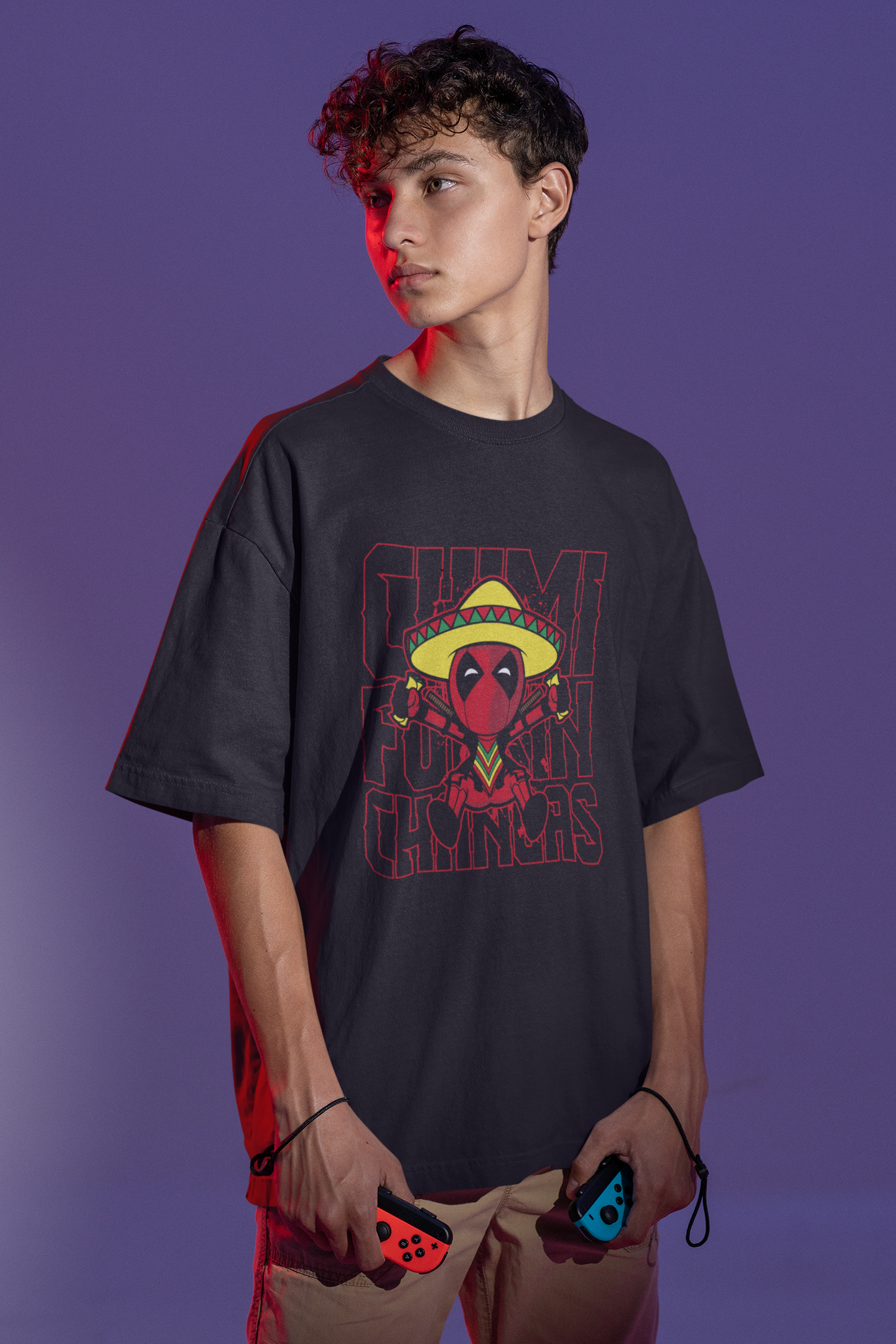 Oversized Black T-Shirt Unisex
