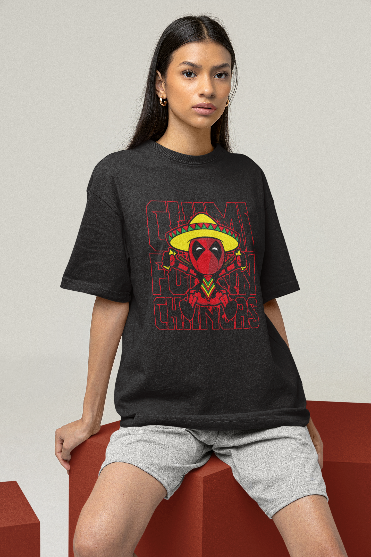Oversized Black T-Shirt Unisex