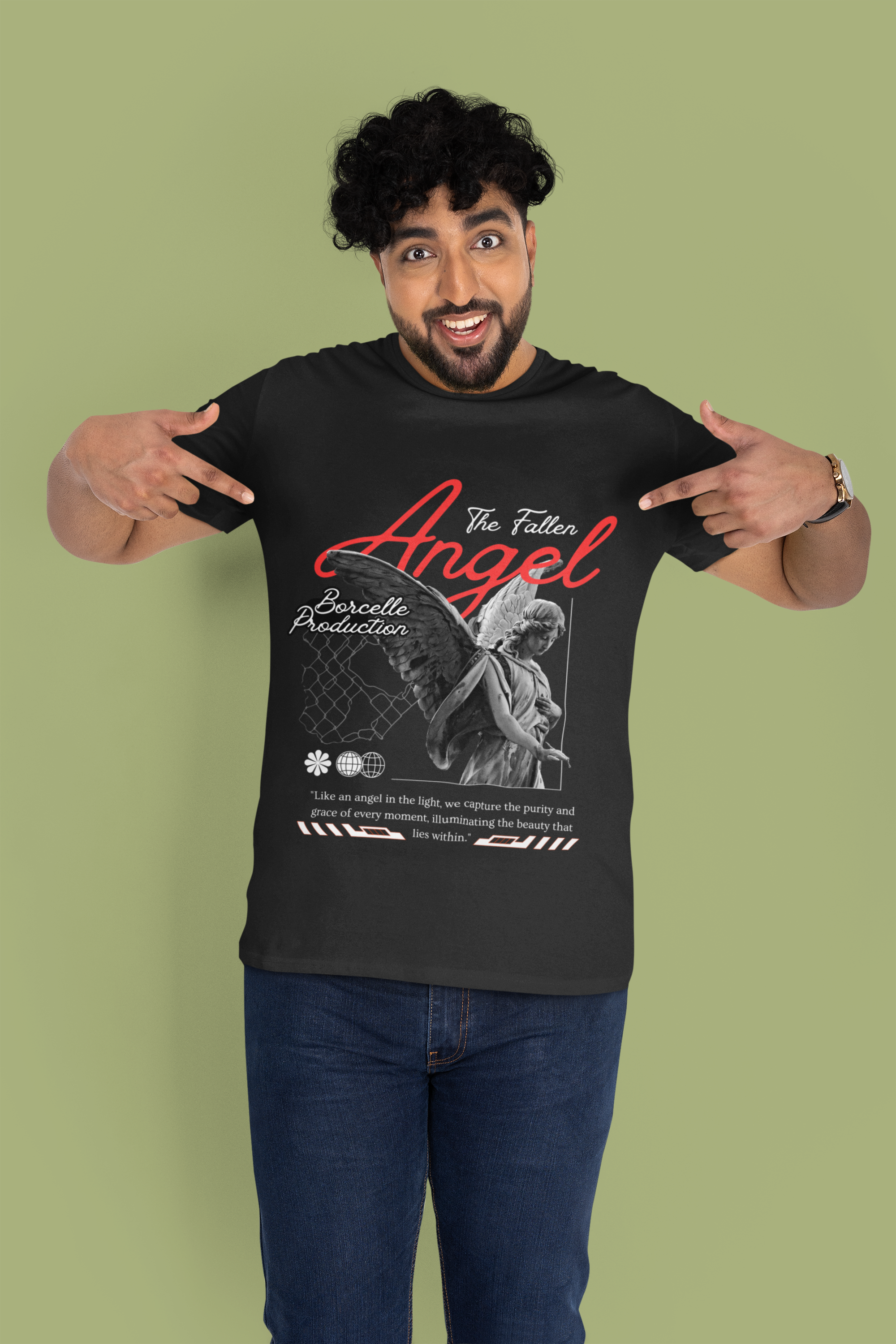 Fallen Angel Graphic T-Shirt
