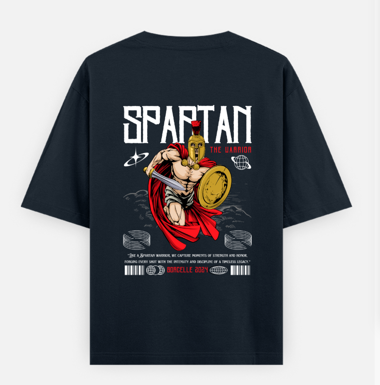 Spartan Warrior Graphic T-Shirt
