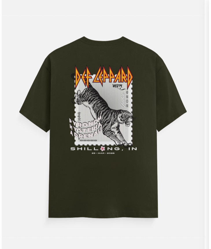 Def Lepard India Tour Merch