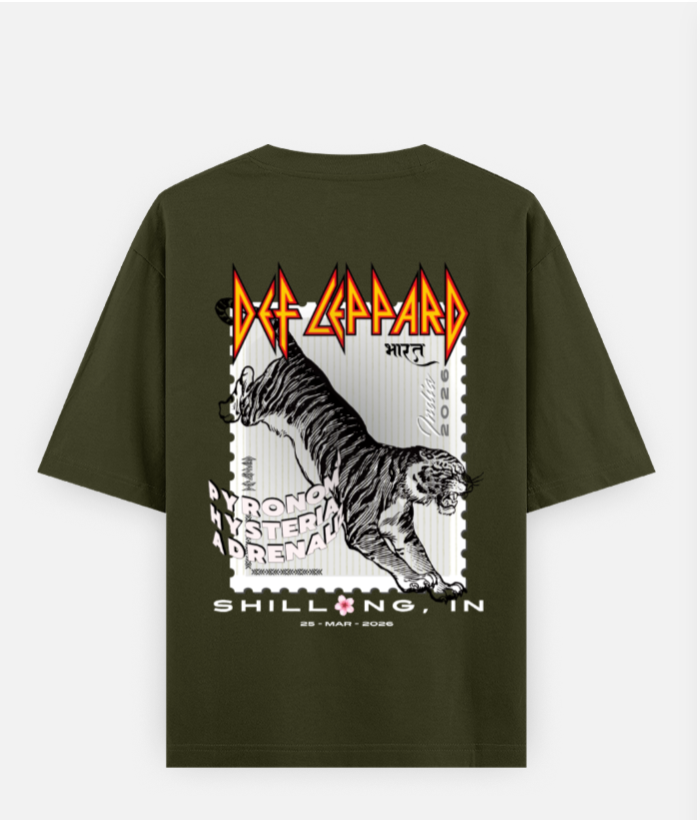 Def Leppard India Tour Merch