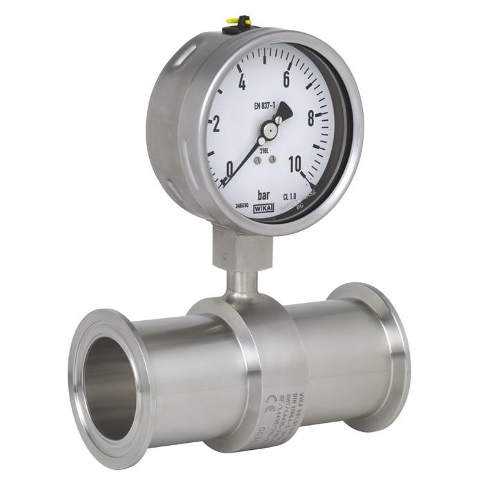 Tri-Clamp Seal with Pressure Gauge