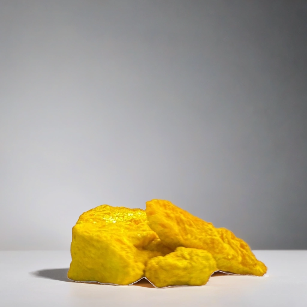 Yellow Sulfur Crystals