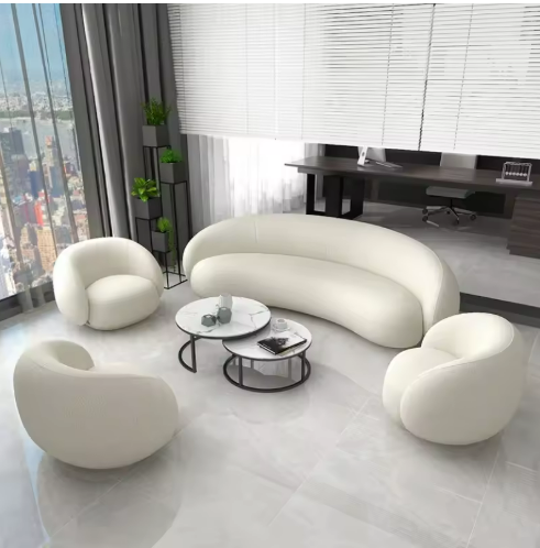 Modern White Sofa Set
