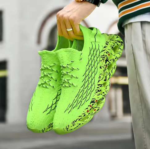 Neon Green Athletic Shoes