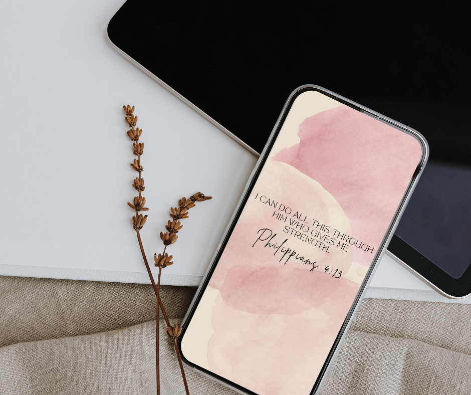 Philippians 4:13 Wallpaper Bundle - Digital Download