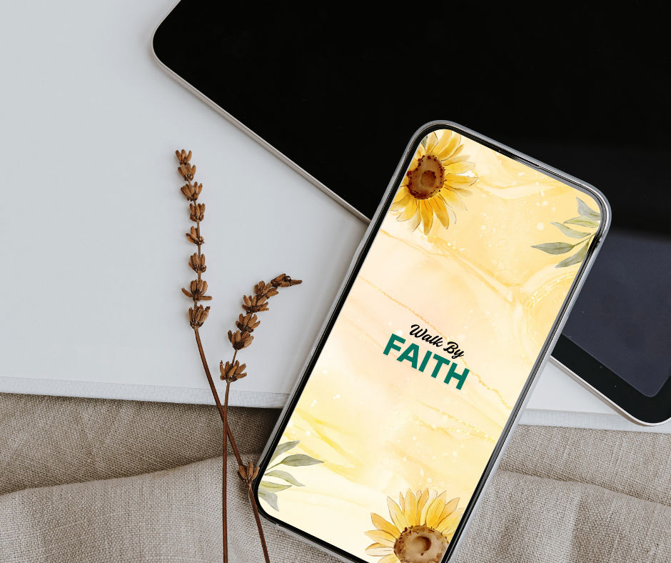 Walk By Faith Wallpaper Bundle Digital Download