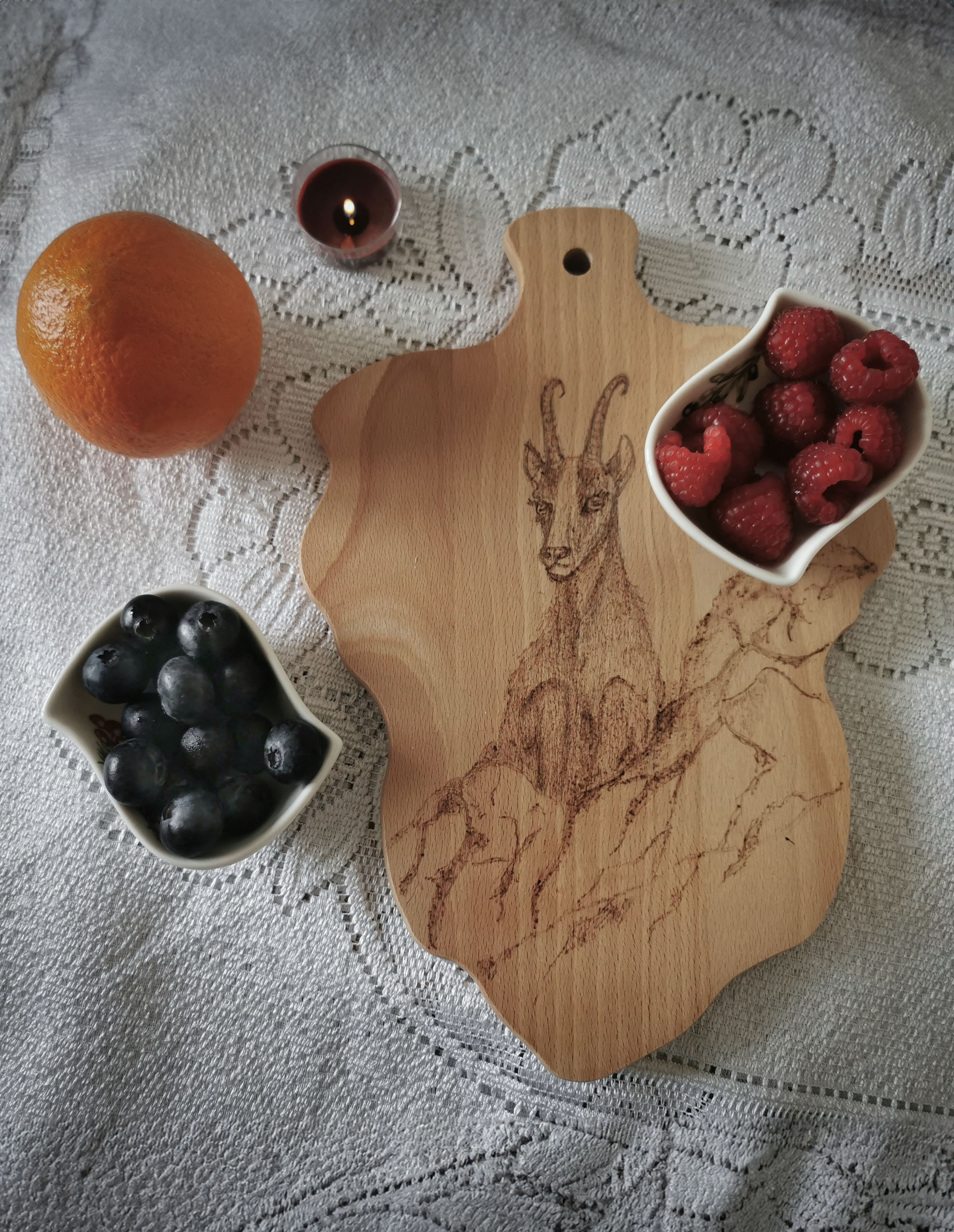 Schneidebrett Bergziege Ideal