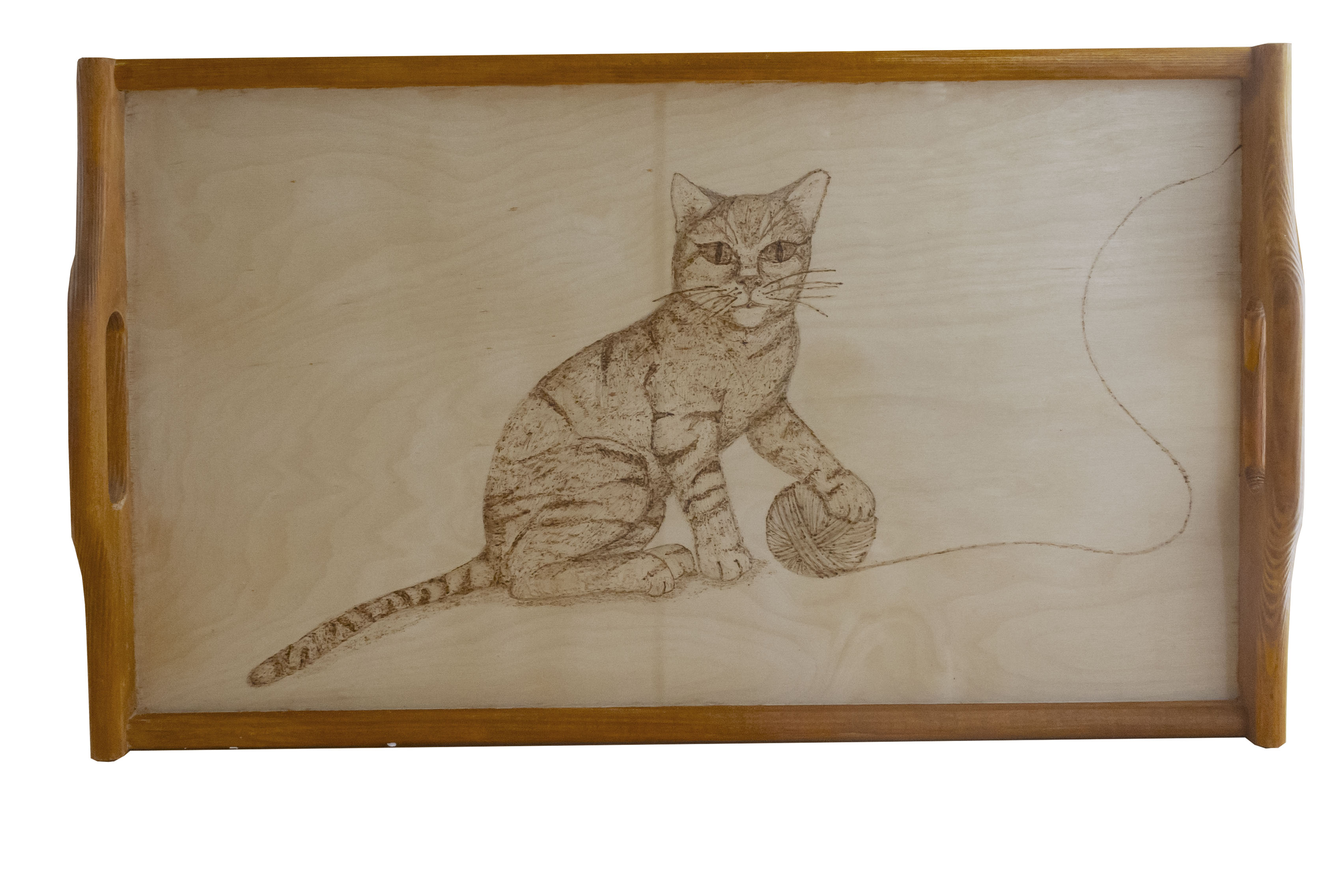 Klappbares Tablett  Katze