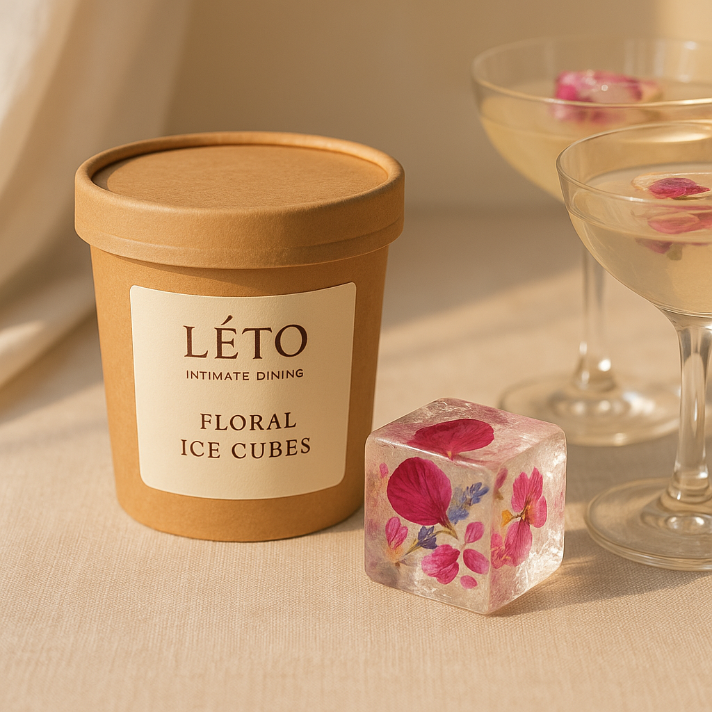 LÉTO Floral Ice Cubes